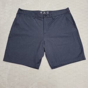 RVCA Weekend Hybrid Shorts Mens 38 Blue Gray Dual Purpose Board Shorts Trunk